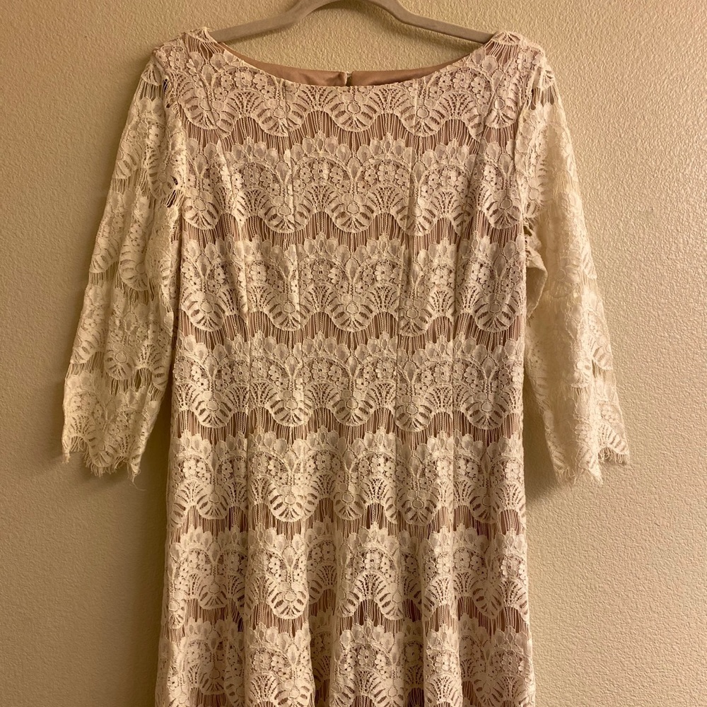 Jessica Howard Lace Dress - Cream